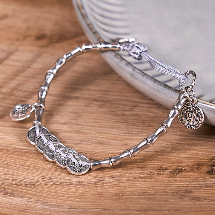 Buddha Stones五帝銭山鬼銭ブレスレット