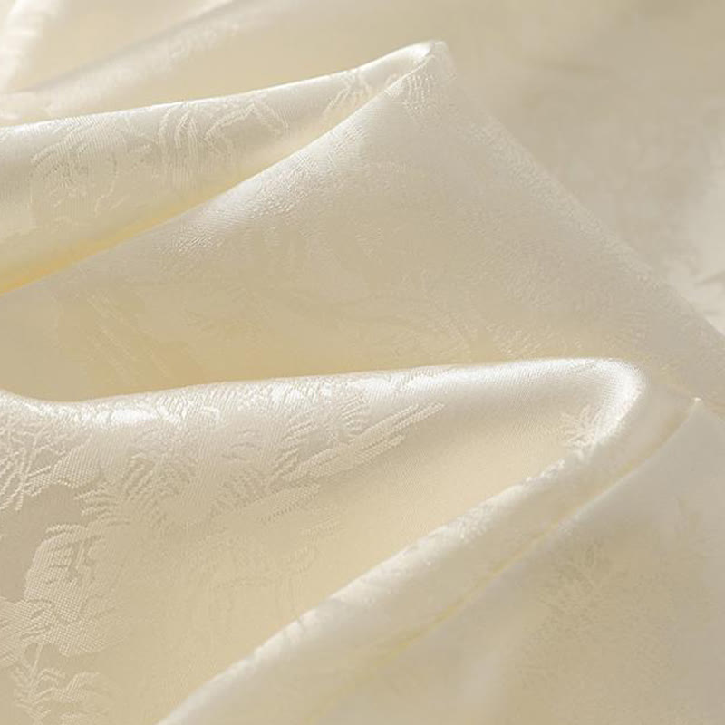 Buddha Stones春カジュアル ジャカード 無地 レディース コットンリネン ワイドレッグパンツ ポケット付き - image 6