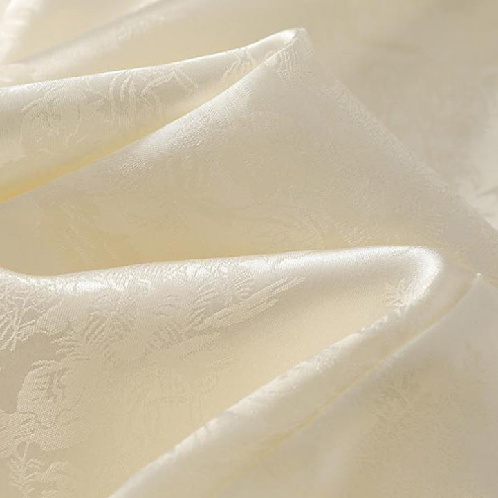 Buddha Stones春カジュアル ジャカード 無地 レディース コットンリネン ワイドレッグパンツ ポケット付き - image 6