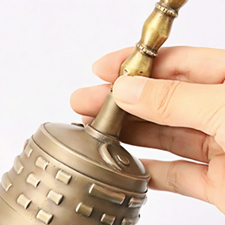 Buddha Stones手作り チベット 瞑想 金剛杵 ドルジェ 鐘 ひょうたん 陰陽 銅製 悟り 装飾