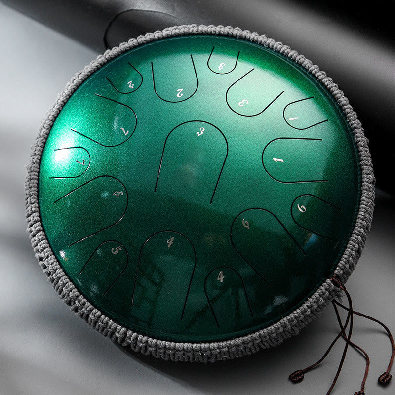 Buddha Stonesスチールタンドラム サウンドヒーリング マインドフルネス瞑想 ドラムキット 15音 14インチ 打楽器