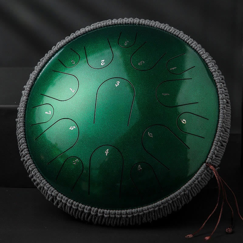 Buddha Stonesスチールタンドラム サウンドヒーリング マインドフルネス瞑想 ドラムキット 15音 14インチ 打楽器