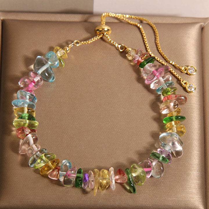 Buddha Stones各種砂利水晶白水晶青水晶守護ブレスレット