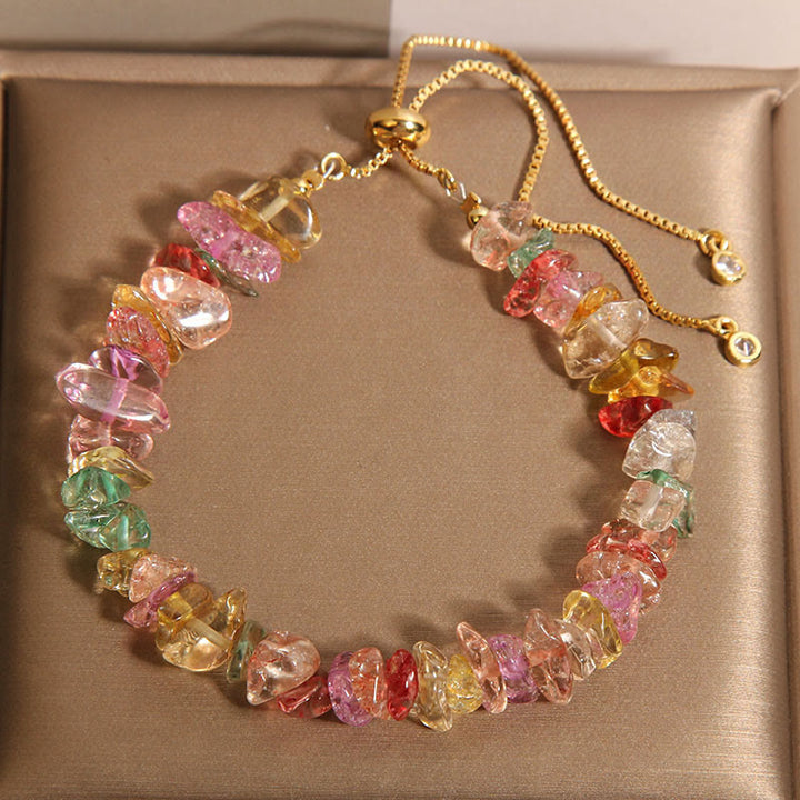 Buddha Stones各種砂利水晶白水晶青水晶守護ブレスレット