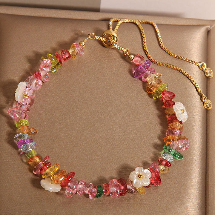 Buddha Stones各種砂利水晶白水晶青水晶守護ブレスレット