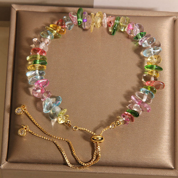 Buddha Stones各種砂利水晶白水晶青水晶守護ブレスレット