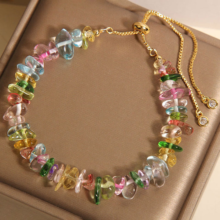 Buddha Stones各種砂利水晶白水晶青水晶守護ブレスレット