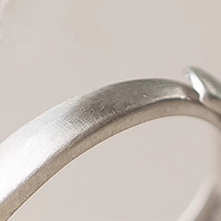 Buddha Stones天然 925 スターリングシルバー シルバーシーンオブシディアン 調節可能 プロテクションリング