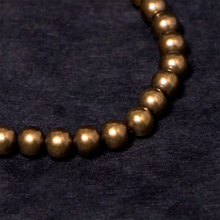 Buddha Stonesレトロ 純銅 真鍮幸運ブレスレット