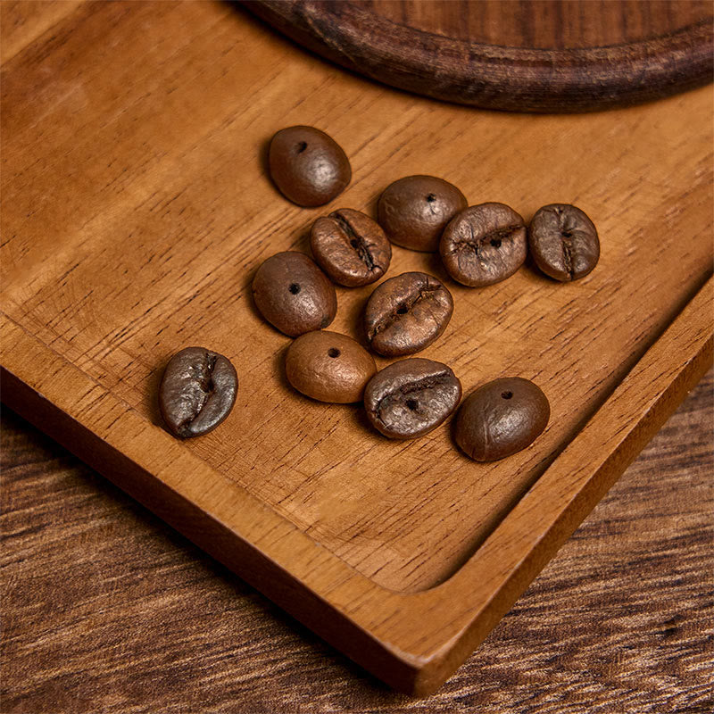 Buddha Stonesハンドメイド 天然コーヒー豆 不規則石ブレスレット - image 6