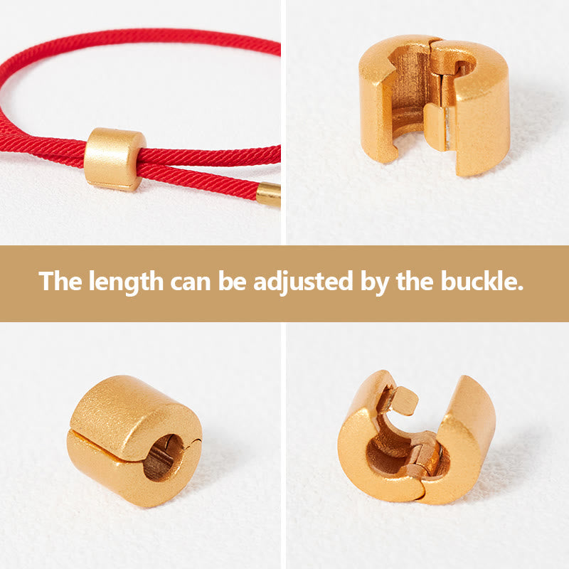 Buddha Stonesの幸運の赤紐のブレスレット