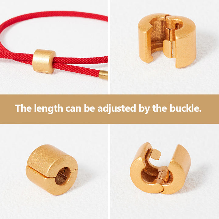 Buddha Stonesの幸運の赤紐のブレスレット