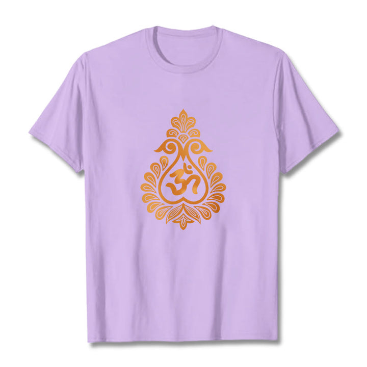 Buddha StonesひょうたんOMシンボルデザインTシャツ - 梅 - 2XL - image 14