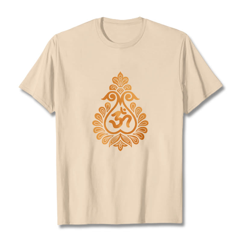 Buddha StonesひょうたんOMシンボルデザインTシャツ - ビスク - 2XL - image 12