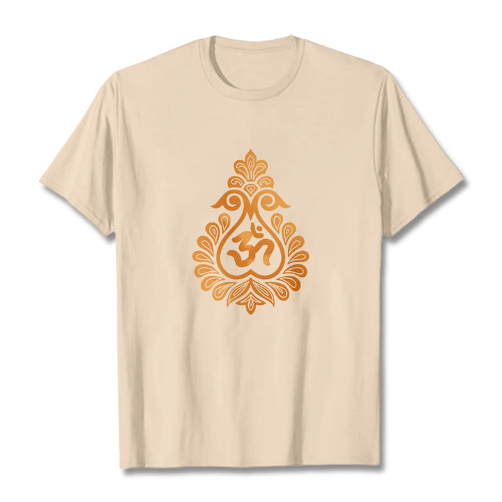 Buddha StonesひょうたんOMシンボルデザインTシャツ - ビスク - 2XL - image 12