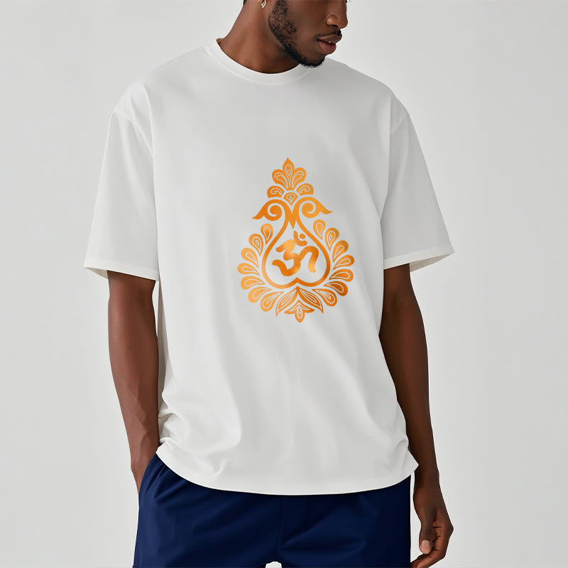 Buddha StonesひょうたんOMシンボルデザインTシャツ - image 2