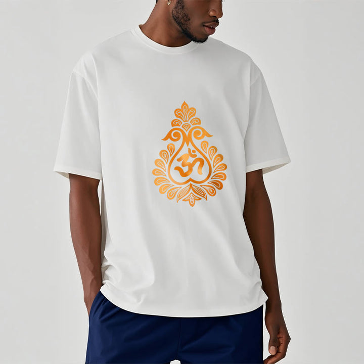 Buddha StonesひょうたんOMシンボルデザインTシャツ - image 2