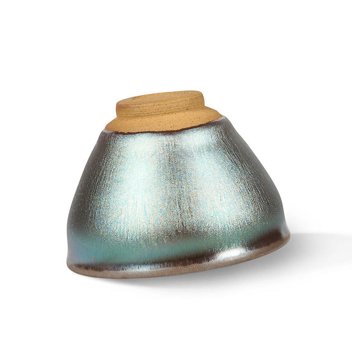 Buddha Stones手作り 中国 Jianzhan 蓮の花 ブルー パープル セラミック ティーカップ カンフー ティーカップ 150ml - image 10