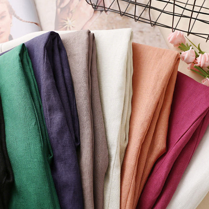 Buddha Stonesカジュアル ハイウエスト レースアップ ワイドレッグパンツ ポケット付き - image 1