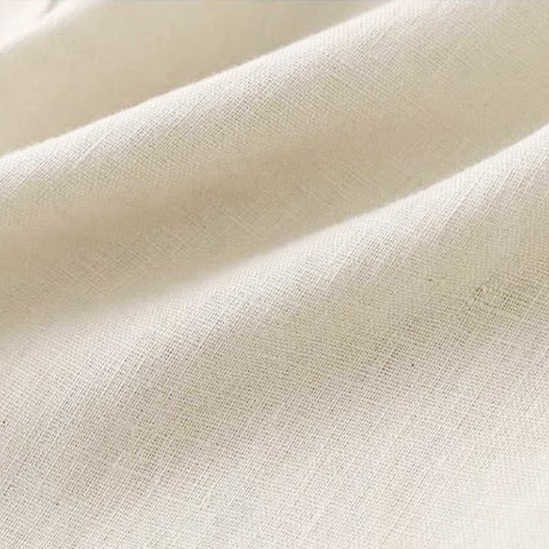 Buddha Stonesカジュアル ハイウエスト レースアップ ワイドレッグパンツ ポケット付き - image 27