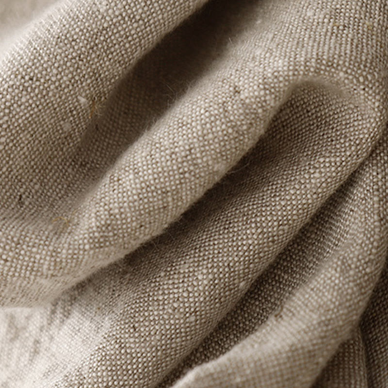 Buddha Stonesカジュアル デイリー ドローストリング シンプルデザイン レディース コットンリネン パンツ ポケット付き - image 12