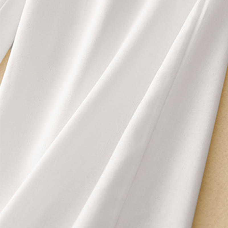 Buddha Stonesカジュアル ストレートレッグデザイン レディース コットンリネン パンツ ポケット付き - image 12