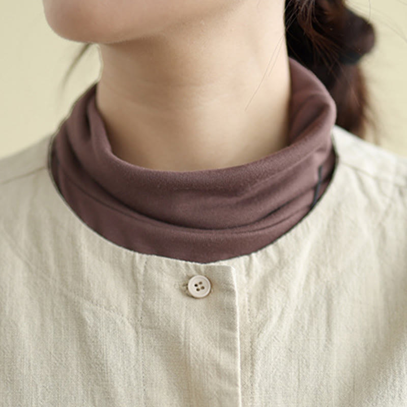 Buddha Stones無地デザイン 長袖 レディース コットンリネン ジャケット ポケット付き - image 8