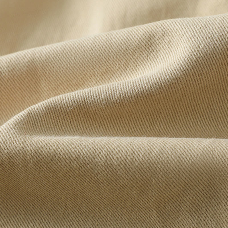 Buddha Stones無地ボタンデザイン スタンドカラー レディース コットンジャケット - image 21