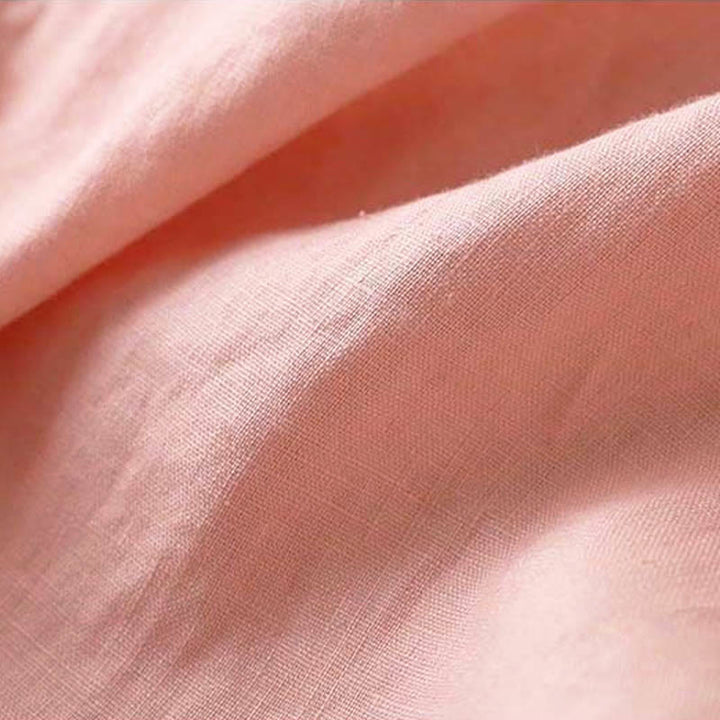 Buddha Stonesカジュアル 刺繍 花 斜め襟 ストラップ 長袖 コットン レディース シャツ - image 6