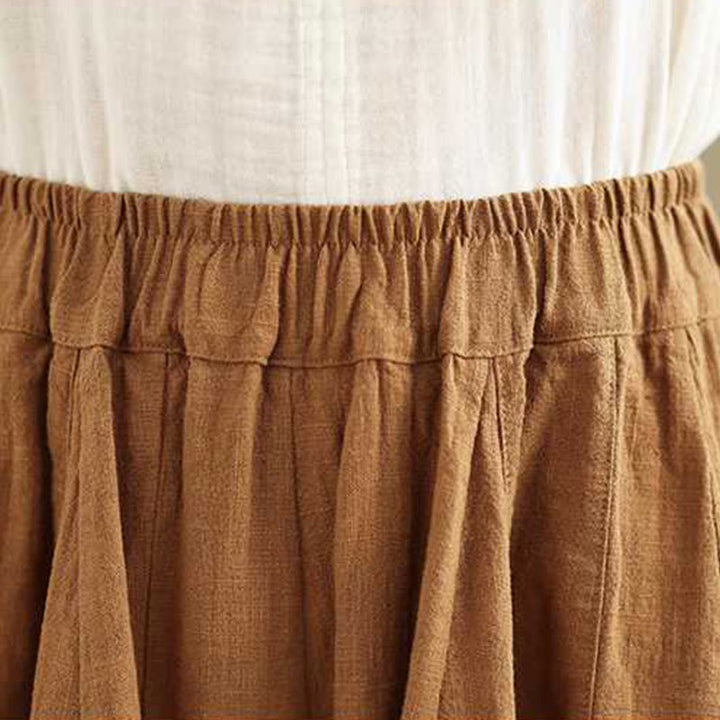 Buddha Stones春 カジュアル シンプルデザイン レディース コットンリネン ハーレムパンツ ポケット付き - image 6