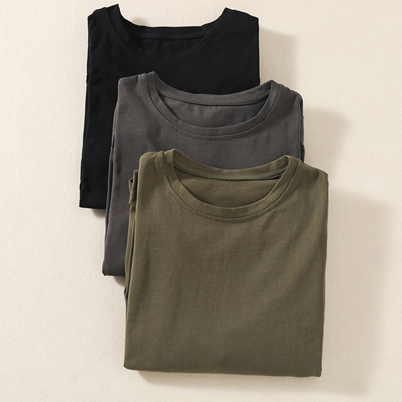 Buddha Stonesカジュアル ピュア イレギュラーヘム コットンリネン レディース ロングスリーブ Tシャツ - image 21