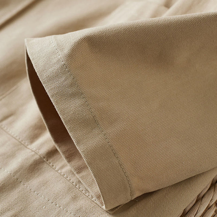 Buddha Stones無地ボタン レディース コットンスーツジャケット ポケット付き - image 7