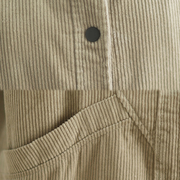 Buddha Stones無地ノースリーブレディースコットンベストコーデュロイウエストコートポケット付き - image 8