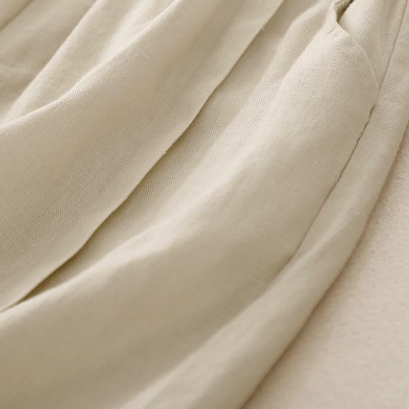 Buddha Stonesカジュアル 無地 レディース コットン ショートパンツ ポケット付き - image 12