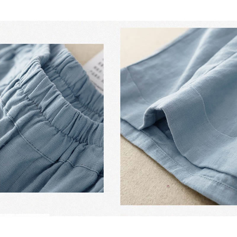 Buddha Stonesカジュアル 無地 レディース コットン ショートパンツ ポケット付き - image 24