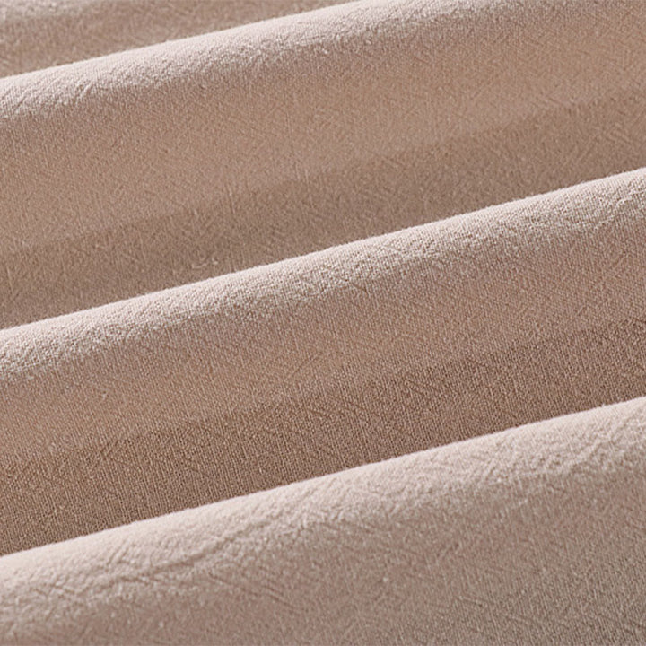 Buddha Stonesの長袖ボタンデザインメンズオープンフロントコットンリネンジャケット着物ポケット付き - image 10