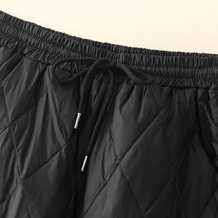 Buddha Stonesカジュアル ハイウエスト ドローストリングデザイン レディース ワイドレッグ コットンパンツ ポケット付き - image 6