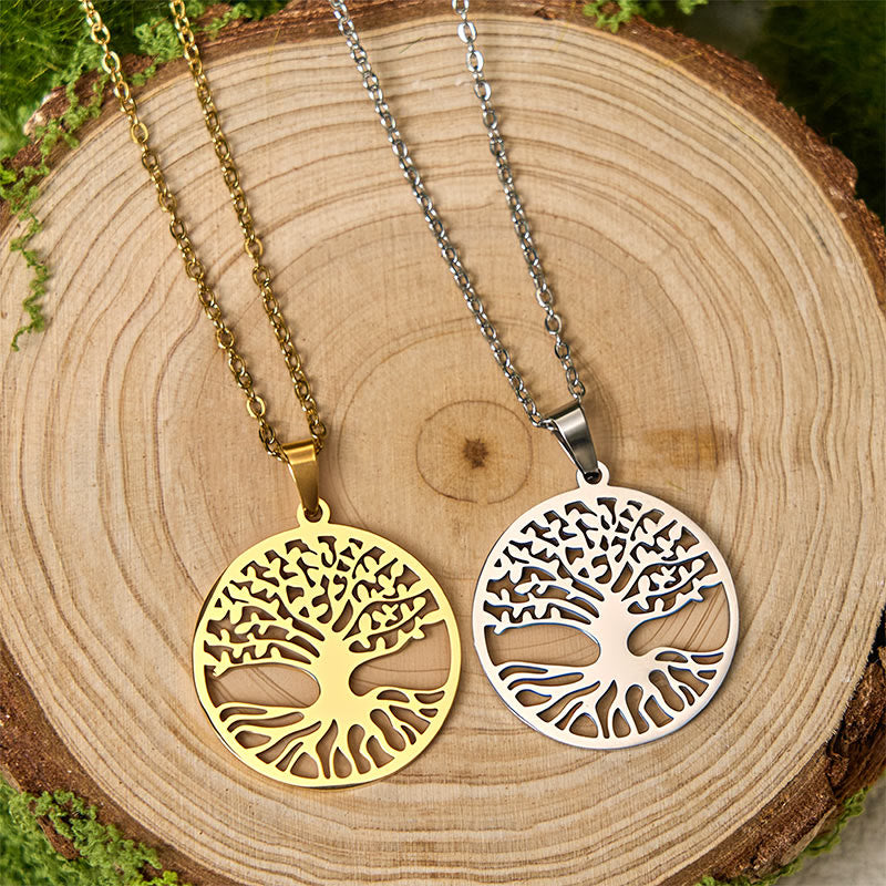 Buddha Stones生命の樹 チタン鋼 悟りのネックレスペンダント - image 11