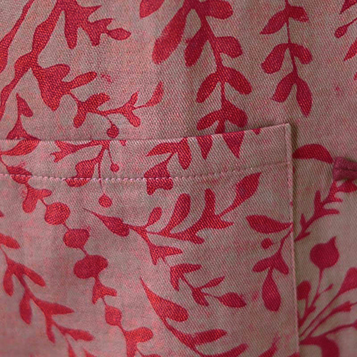 Buddha Stonesカエルボタン 蔓葉 レディース ポケット付きコート - image 14