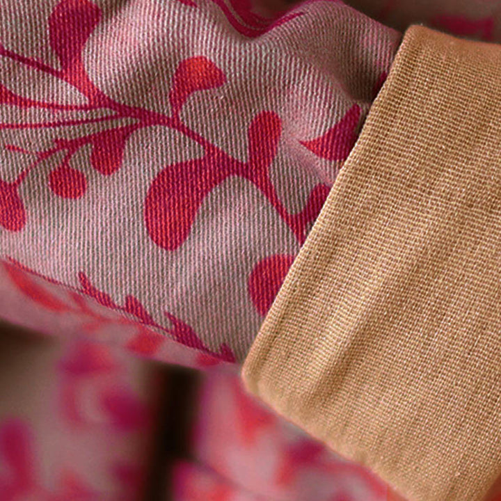 Buddha Stonesカエルボタン 蔓葉 レディース ポケット付きコート - image 15