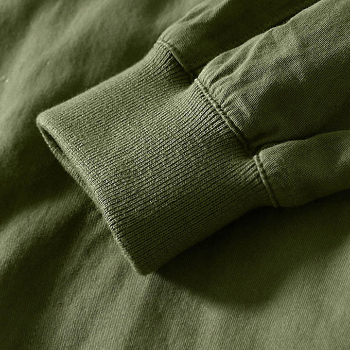 Buddha Stones秋冬 無地 長袖 ボタンダウン メンズ コットンシャツ ポケット付き - image 29