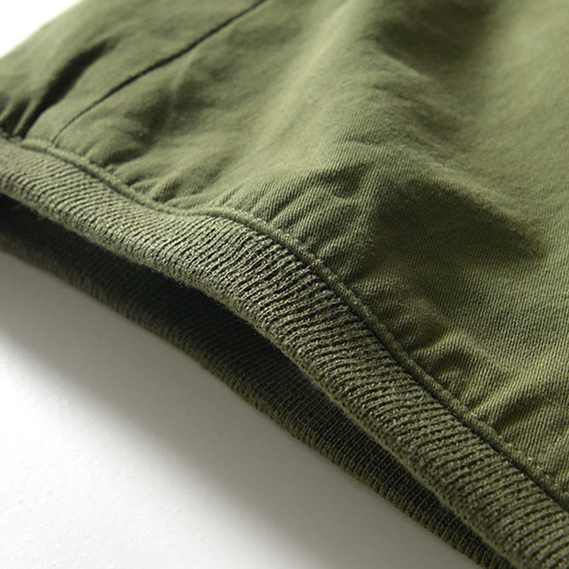 Buddha Stones秋冬 無地 長袖 ボタンダウン メンズ コットンシャツ ポケット付き - image 28