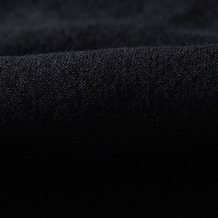 Buddha Stones秋冬 無地 長袖 ボタン メンズ ラミー コットン シャツ ポケット付き - image 9