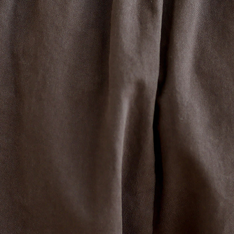 Buddha Stonesカジュアル 7-8丈 ボタン レディース コットン ポリエステル ハーレムパンツ ポケット付き - image 6