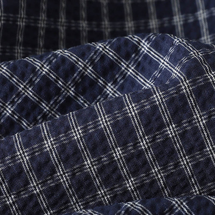 Buddha Stonesカジュアル チェック柄 レディース コットン ワイドレッグパンツ ポケット付き - image 8