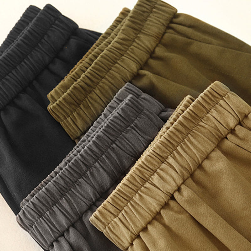 Buddha Stonesカジュアル スナップボタン レディース コットン ポリエステル パンツ ポケット付き - image 15