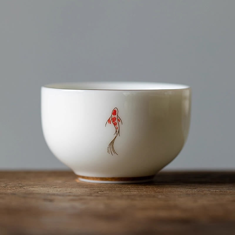 Buddha Stonesのティーカップカンフーティーカップ - 鯉6.1cm×3.9cm×60ml - image 12