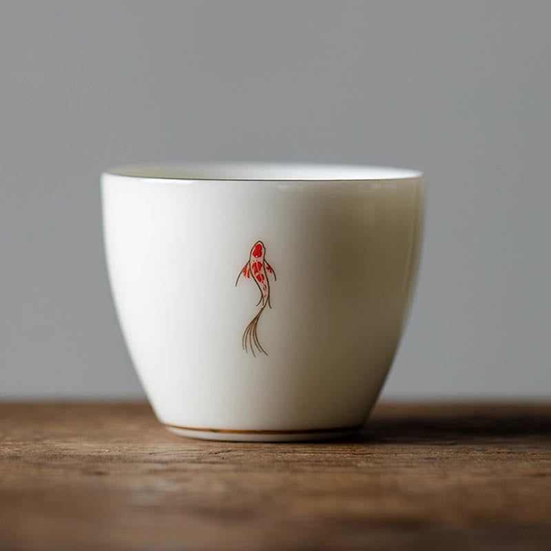 Buddha Stonesのティーカップカンフーティーカップ - 鯉5.6cm×4.7cm×50ml - image 13