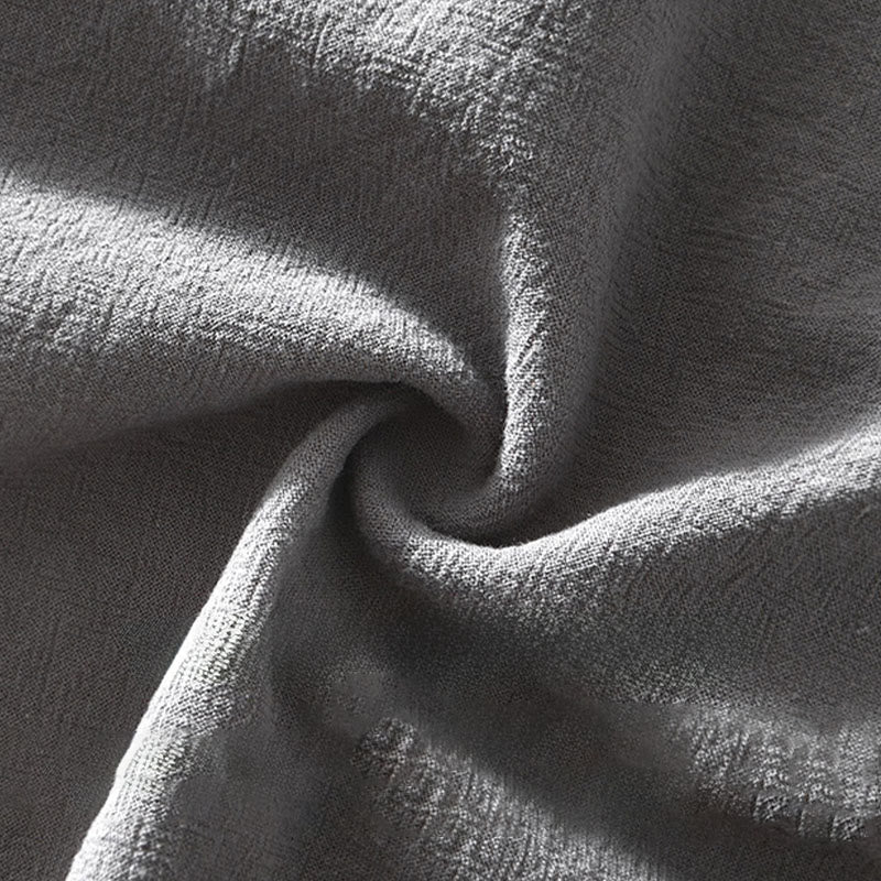 Buddha Stones春秋 無地 長袖 ハーフボタン コットン メンズシャツ - image 12