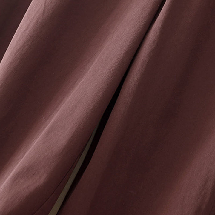 Buddha Stones無地 7-8丈 レディース ハーレム コットンパンツ ポケット付き - image 7